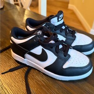 Nike Kids Black and White Panda sneakers